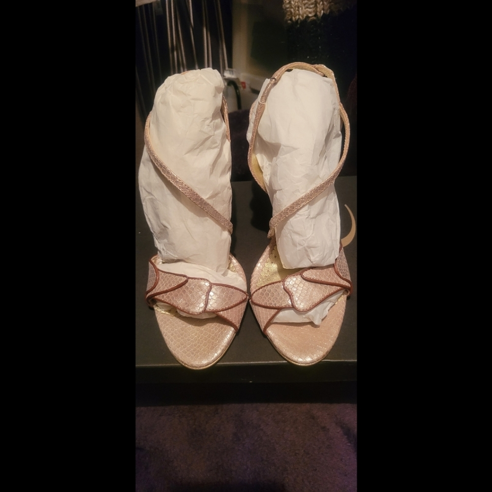 Roberto Cavalli Just Cavalli High Heels Sandals womens size EUR 36/US 5.5-6